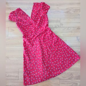 Draper James - Midi circle love red bandana - SIZE 6